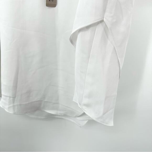 NIC + ZOE Promenade Sleeveless Blouse in white Size Petite Small - Picture 6 of 8